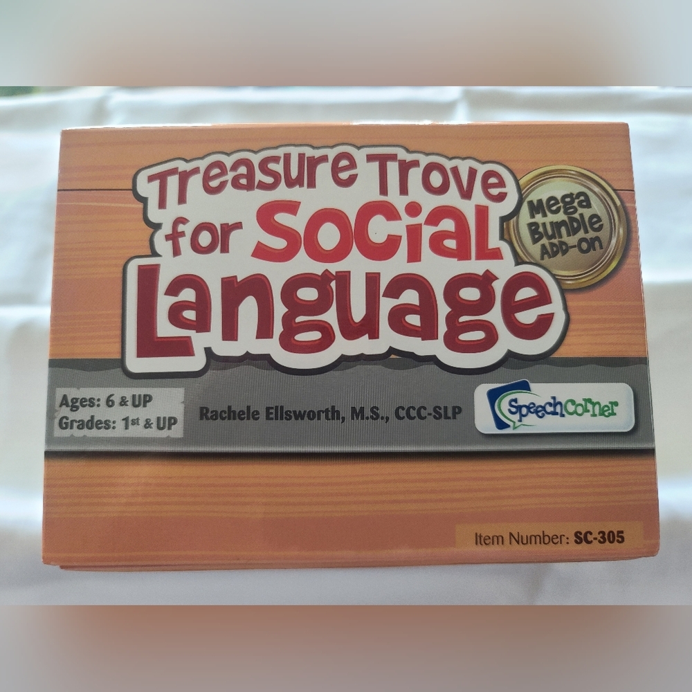 Speech Therapy Social Language Cards